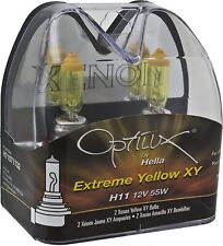 Hella H71071132 Optilux Xy Series H11 Xenon Yellow Halogen Bulbs 12v 55w 2ea