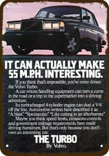 1983 Volvo Turbo Car Vintage-look-edge Decorative Replica Metal Sign