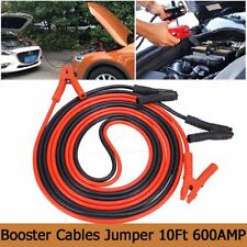 Heavy Duty Jumper Booster Cables Commercial Grade Battery 2 Gauge 600 Amp Power