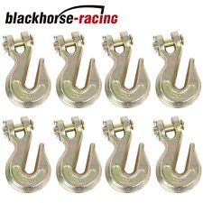 8pcs G70 38 Clevis Grab Hooks For Tow Chain Flatbed Trailer Tie-down