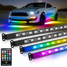 Rc App Under Strip Led Car Tube Underbody Underglow System Neon Light Rgb Kit Us