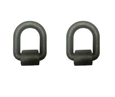 2 Pack Heavy Duty 1 Weld On D Ring Long Type For Flatbed Trailer Truck Tie Down
