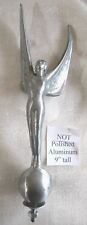 Topper Art Deco Nymph With Wings Car Hood Ornament Mascot 9tall Sanded Aluminum