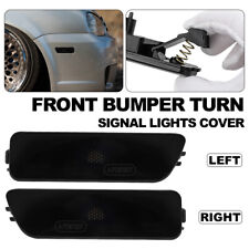 2x Smoked Side Marker Bumper Turn Signal Lights For 1999-2005 Vw Golf Jetta Mk4