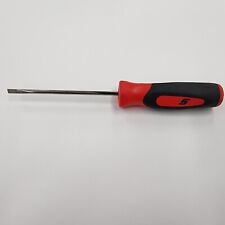 Snap-on Tools New Red 18 Flat Head Soft Grip Mini-tip Screwdriver Sgd304b