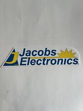 Original Vintage Nos Jacobs Electronics Sticker 12x3 4m