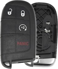 4 Button Replacement Key Fob Case Keyless Remote For Jeep Compass Cherokee Fiat
