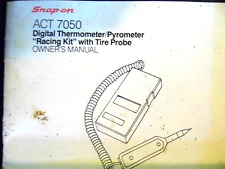 889 Snap-on Act 7050 Digital Thermometer Pyrometer Race Kit Tire Probe