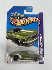 2013 Hot Wheels Hw Showroom 69 Ford Mustang 232 Green X1848 09a0q