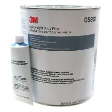 0.8 Gallon 3m Tack Free Lightweight Auto Body Filler With Hardener 05801 - Gray
