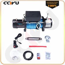 13000lbs Electric Winch Synthetic Rope 12v Towing Truck Offroad 12000lb For Jeep