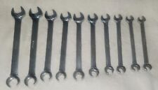 Snap-on Tools 10 Piece Metric Open End Flare Nut Wrench Set