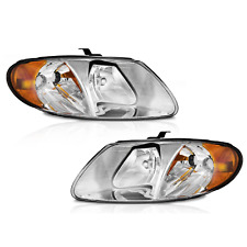 Weelmoto Headlights For 2001-2007 Dodge Grand Caravanchrysler Town Country