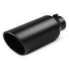 Diesel Exhaust Tip 4 Inlet 7 Outlet 18 Long Rolled Edge Angle Cut