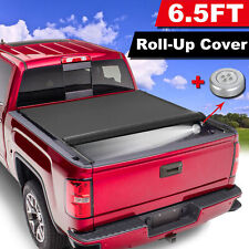 6.5ft Roll-up Truck Bed Tonneau Cover For 2002-2020 Dodge Ram 1500 2500 3500