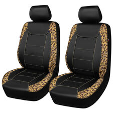 Universal Car Seat Covers Cushion Leopard Black Car Accessories Fashion Deluxe