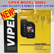 Dei 5906v Viper 2 Way Color Screen Remote Alarm Remote Start System New