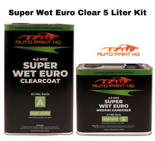 Super Wet Euro Clear Coat 5 Liter 2.5 Liter Act 21 Clearcoat Kit