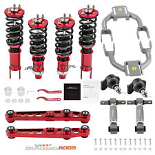 Coilovers Lower Control Arm Front Upper Rear Camber Kit For Honda Civic 92-95