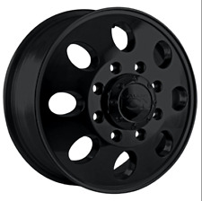 New Set Of 2 17 In Ion 167 Dually 8x6.5 Matte Black Wheels Rims 167-7681fmb