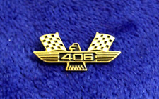 Vintage Ford Thunderbird Tbird 406 V8 Hat Lapel Pin Badge