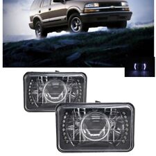 For Chevrolet S10 1995-1997 Blazer 4x6 Led Headlights Halo Drl Hi-lo Beam