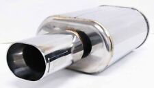 Obx-rsforza Universal Stainless Muffler With 3 Inlet