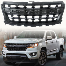 Front Grill Matte Black For 2015-20 Chevy Chevrolet Colorado Upper Grille Wt Lt