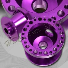 For 1997-2001 Honda Prelude Purple Aluminum Steering Wheel 6-hole Hub Adapter