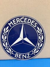 Mercedes Vintage Logo Reproduction Garage Sign