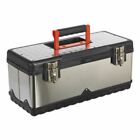 Sealey Ap505s Stainless Steel Toolbox 505mm With Tote Tray