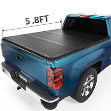Oedro 5.8ft Hard Tonneau Cover For 2019-2024 Silverado Sierra 1500 Truck Bed