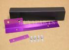 Jdm License Plate Relocator Kit Universal For Front Left Right Side Purple
