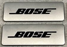 Bose Genuine Porsche Door Emblem Logo Nameplate Speaker 2 Pcs