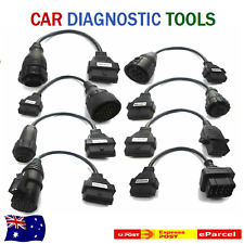 8x Set Obd2 Truck Cables For Autocom Cdp Pro Diagnostic Interface Scanner. At