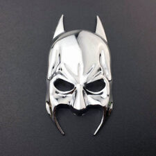 Metal Chrome Batman Mask Logo Badge Car Rear Trunk Silver Emblem Decal Sticker