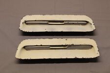 Oem Hood Scoopturn Signal Insert Wlouvers Lh And Rh Pair For 1967-68 Mustang