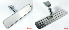 Universal Billet Ball Milled Grooved Interior Rear View Mirror - Hot Rod Custom