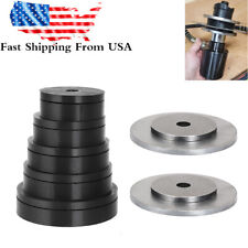 Dimple Dies Steel Backing Discs Set For Harbor Freight Hydraulic Punch Driver