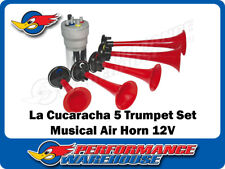 La Cucaracha 5 Trumpet Musical Air Horns 12v Car Truck Boat Aaa-1261