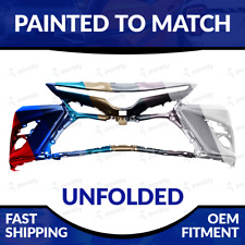 New Painted 2018-2020 Toyota Camry Sexse Unfolded Front Bumper Wsensor Holes
