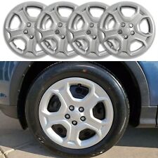 For 2017-2019 Ford Escape S 17 Bolt-on Silver Wheel Covers Hubcap 4pc Set