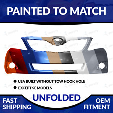 New Painted Unfolded Front Bumper For 2010 2011 Toyota Camry Base Lexlehybrid