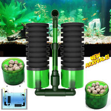 Fish Tank Double Sponge Filter Aquarium Air Pump Oxygen Water Biochemical Filter