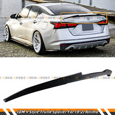 For 2019-2024 Nissan Altima Jdm M4 Style Painted Glossy Black Trunk Lid Spoiler