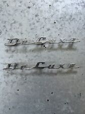Desoto Deluxe Emblems