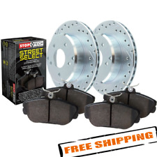 Stoptech Select Sport Drilled Slotted 1-piece Front Brake Kit For 13-14 Wrx
