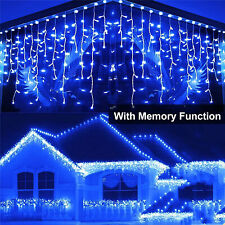 13130ft Curtain Icicle Lights Wedding Party Led Fairy Christmas Indoor Outdoor