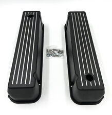 Pair Black Ball Milled Valve Covers For Big Block Ford Bbf 429 460