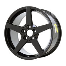 18 Chevrolet Corvette Wheel Rim Factory Oem 5208 2005-2013 Gloss Black
